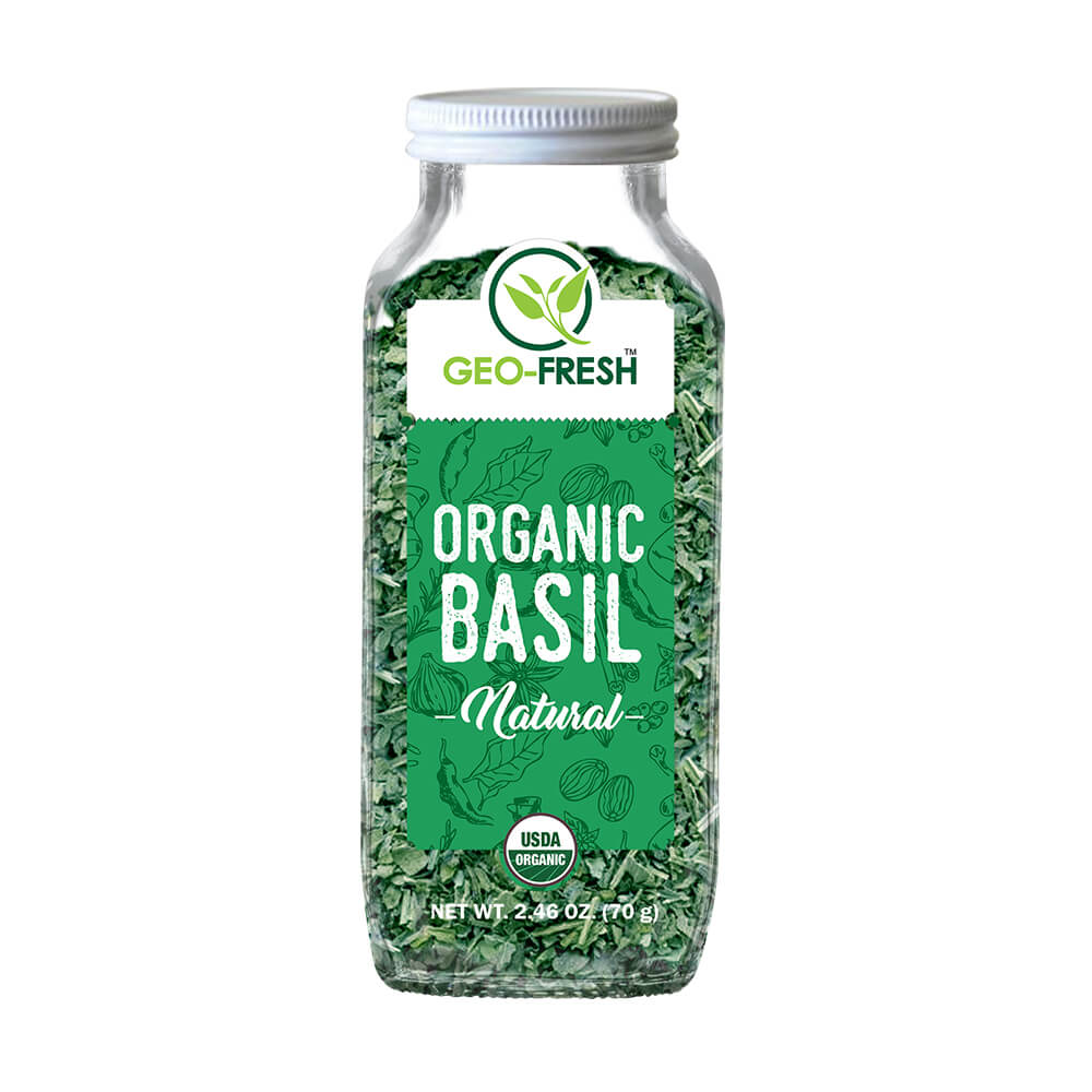 Organic Basil Leaves