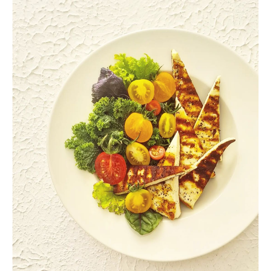 Leafy Green & Cottage Cheese Steak Salad