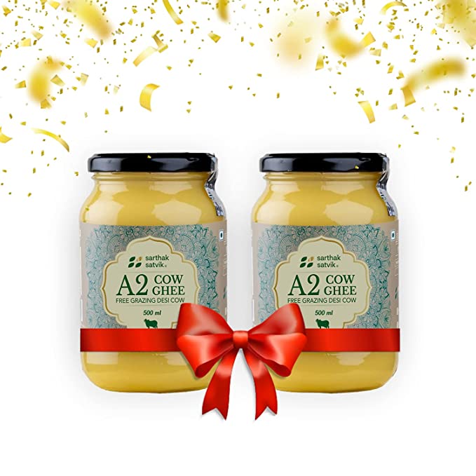Desi  A2 Cow Ghee Combo Pack (500ml+500ml)
