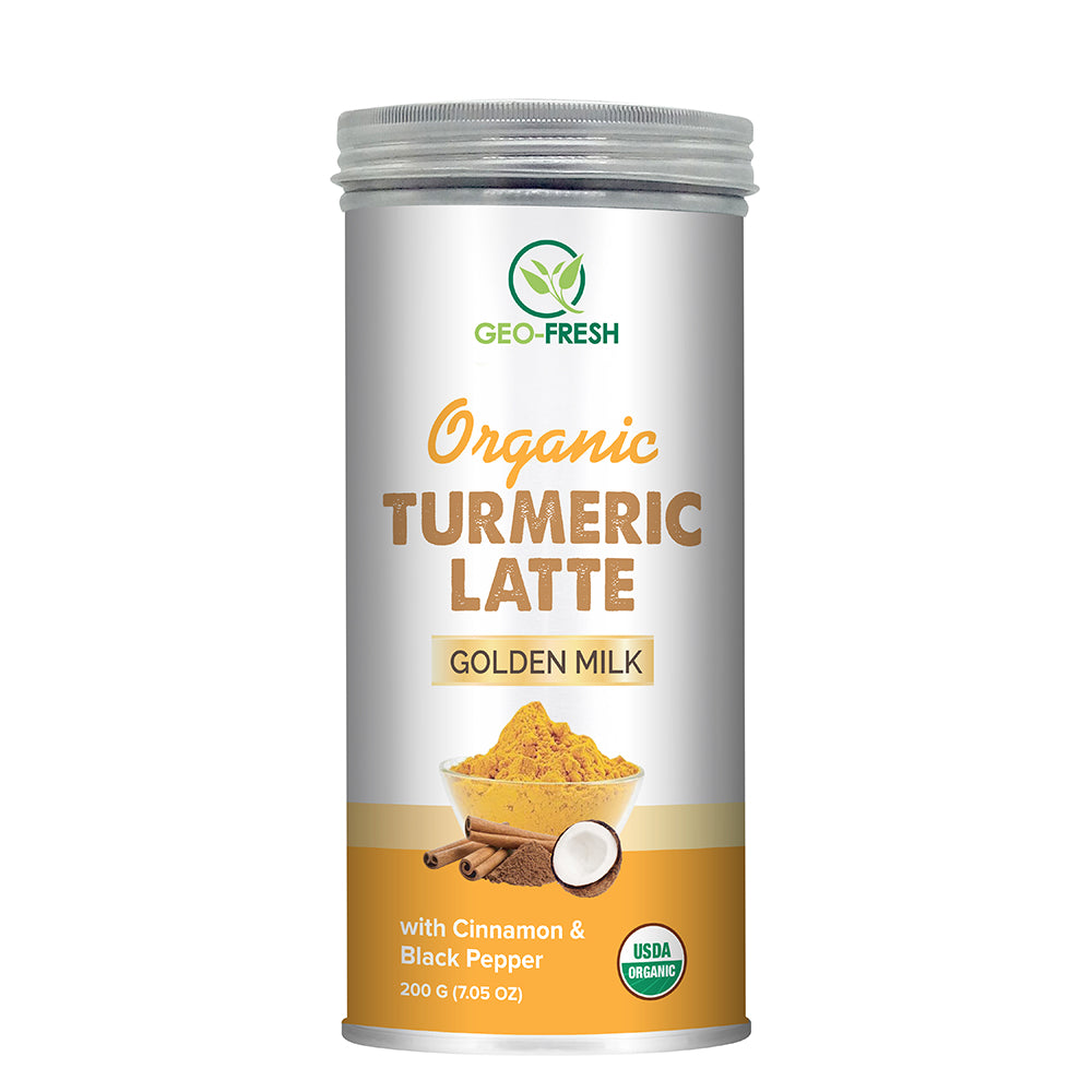 Organic Turmeric Latte with Cinnamon & Black Pepper