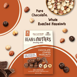 Bean To Nutters - Milk Chocolate Coated Hazelnuts