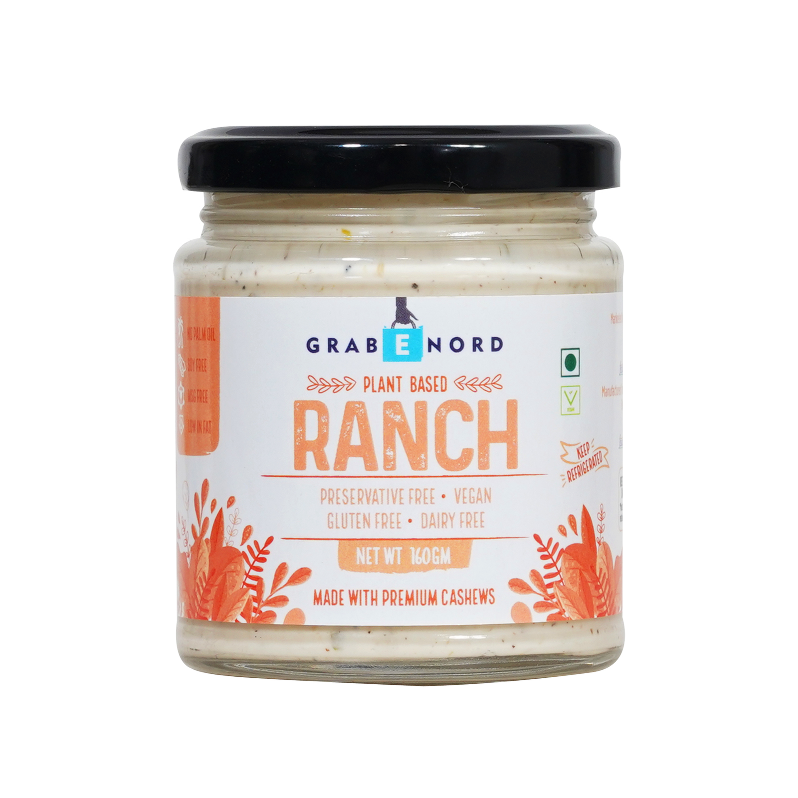 Grabenord Plant Based Ranch -  Caeser Salad Dressing  160g