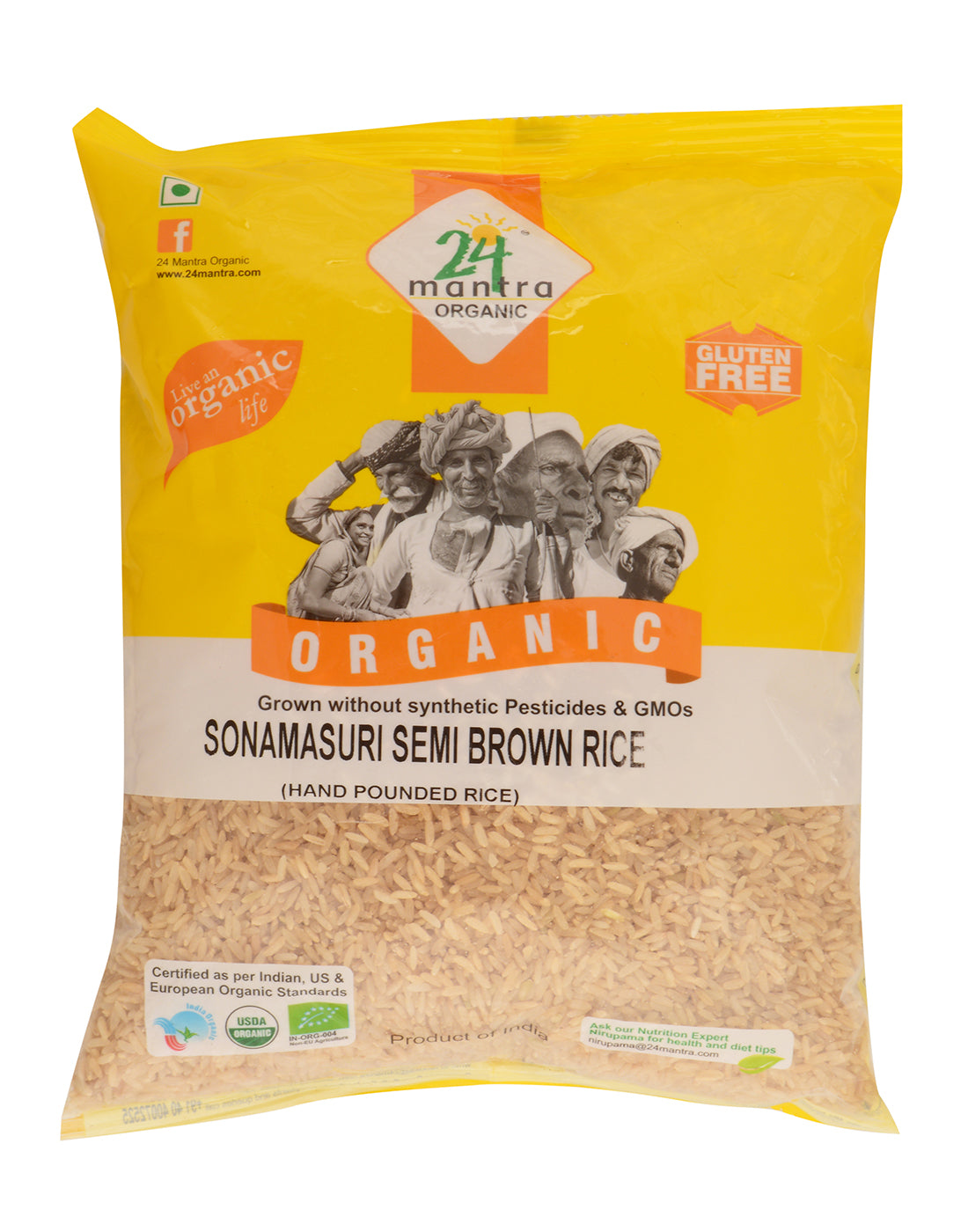 Sonamasuri Semi Brown Rice