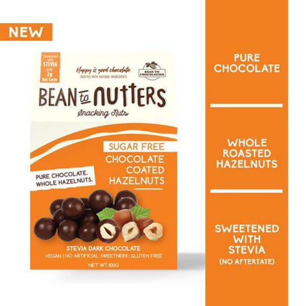 Bean To Nutters - Sugar Free Chocolate Coated Hazelnuts