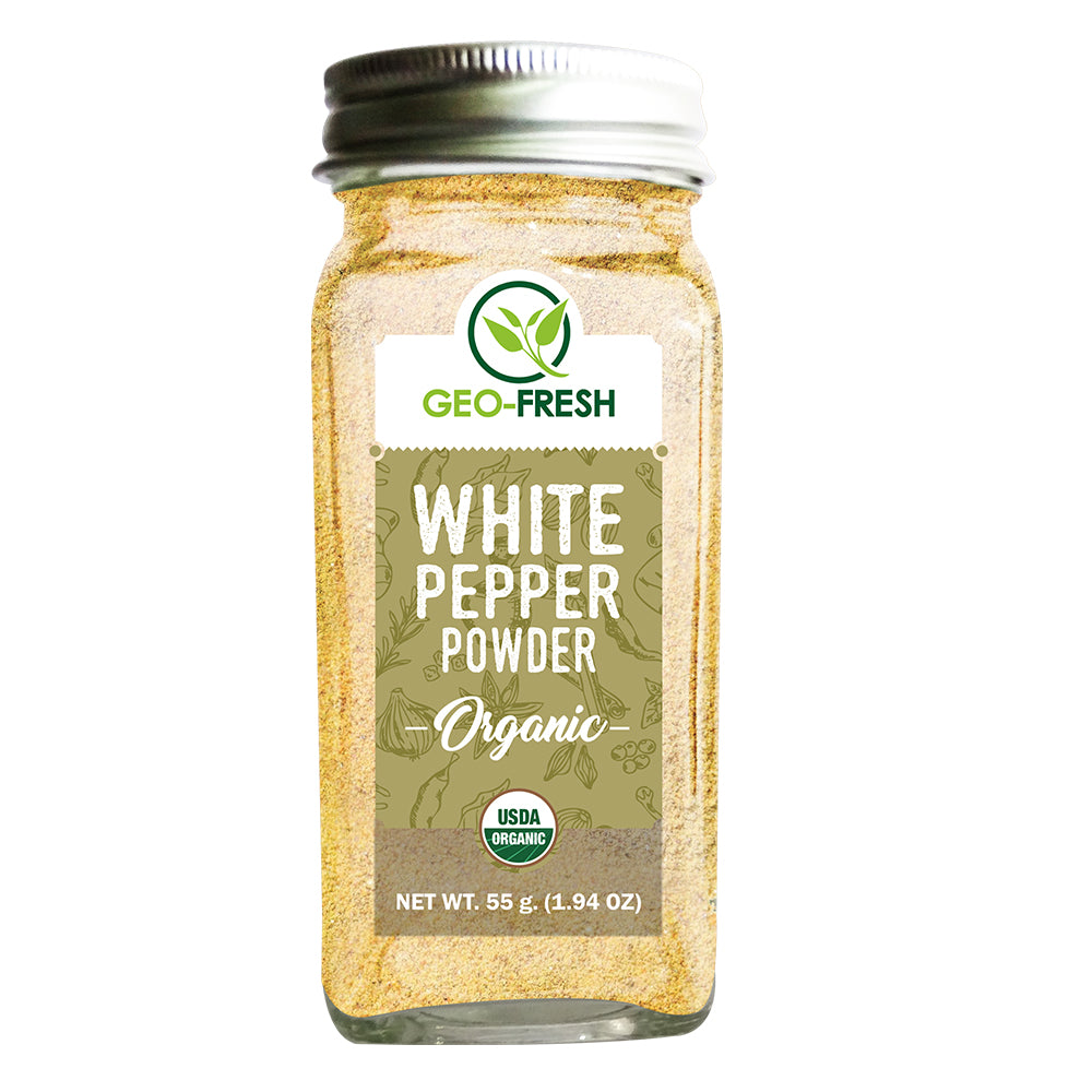 Organic White Pepper Powder - 55g
