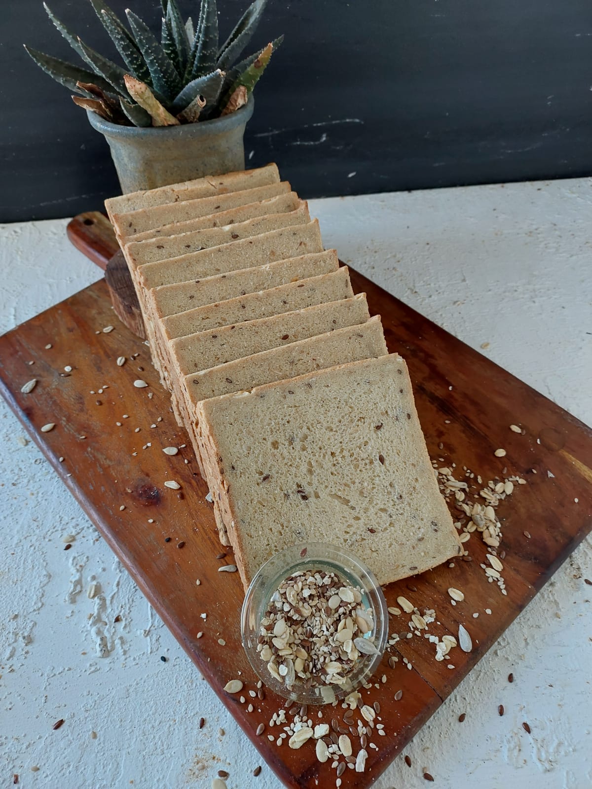 Whole Wheat Multigrain Bread (vegan)